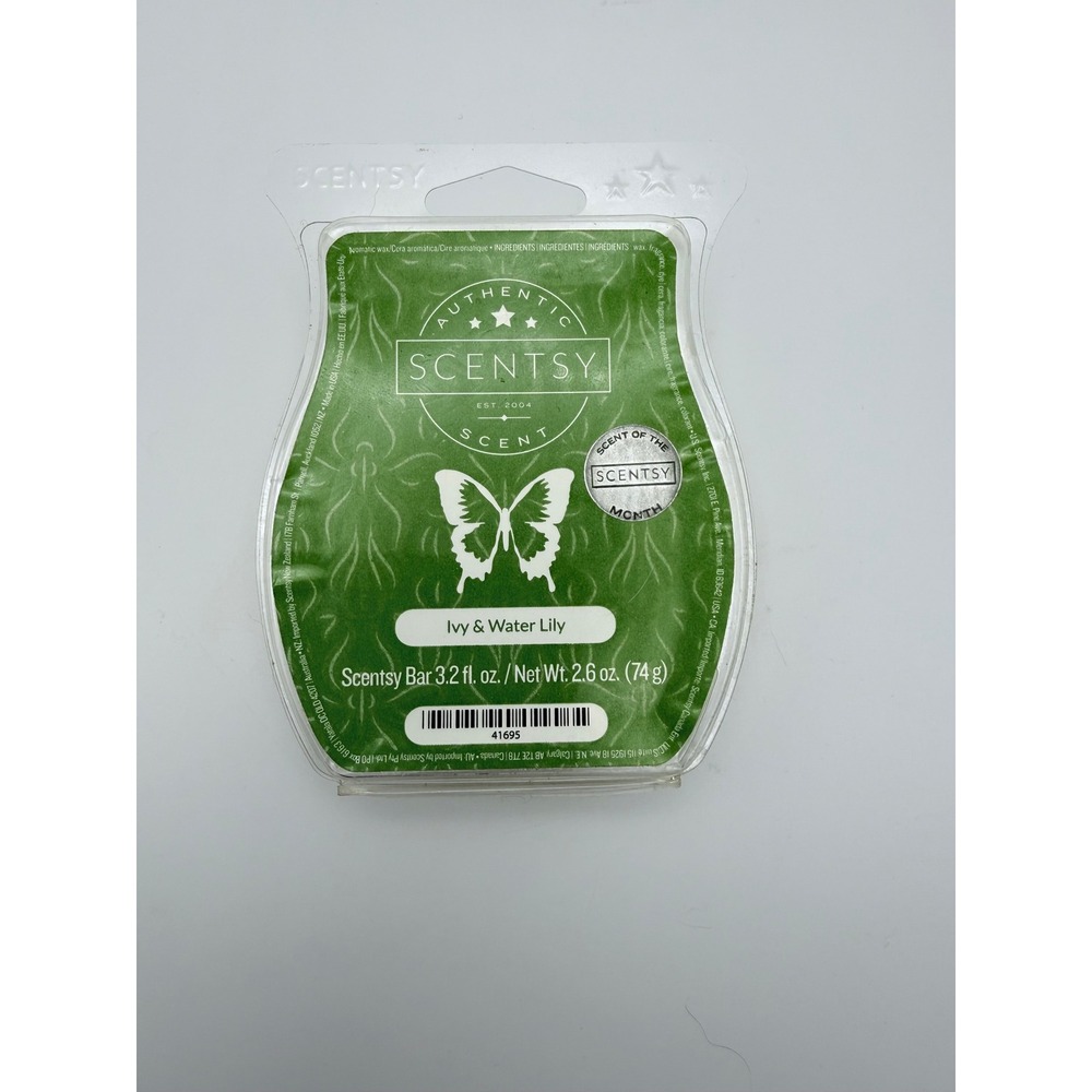 Scentsy Ivy‎ Water Lily Scent Bar Wax Melt Authentic Home Fragrance